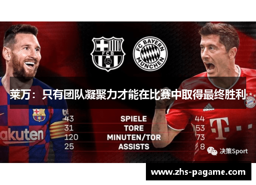 莱万：只有团队凝聚力才能在比赛中取得最终胜利