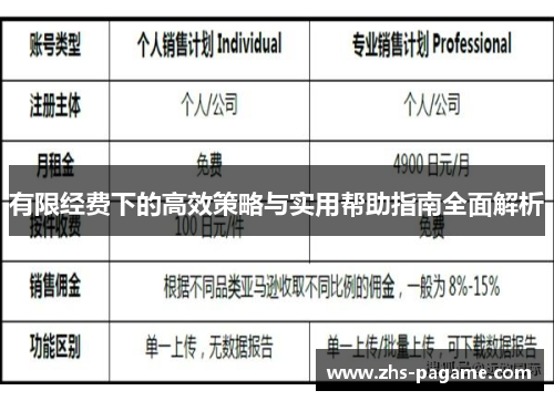 有限经费下的高效策略与实用帮助指南全面解析